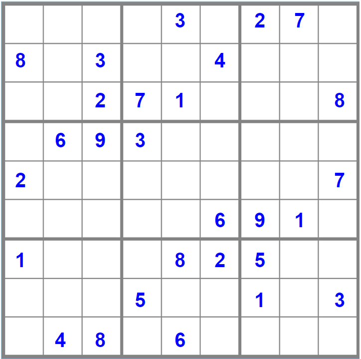 Les jeux de Sudoku